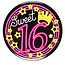 Neon Button - Sweet 16
