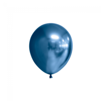 Kleine Ballonnen Chrome Blauw - 100 stuks