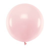 Ronde Ballon 60 cm - Pastel Soft Pink - 1 st
