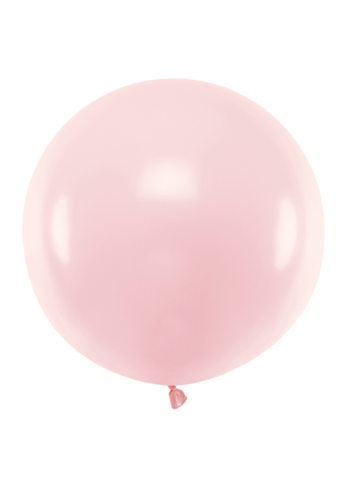 Ronde Ballon 60 cm - Pastel Soft Pink - 1 st 