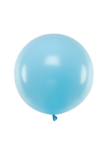 Ronde Ballon 60 cm - Pastel Light Blue - 1 st 