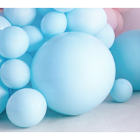 thumb-Ronde Ballon 60 cm - Pastel Light Blue - 1 st-2