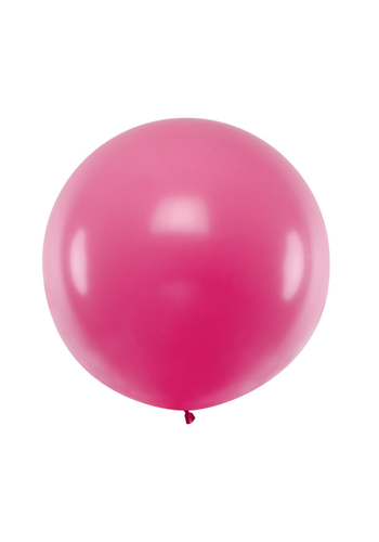 Mega Ballon Pastel Hot Pink - 1mtr - 1 stuk 