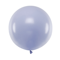 Ronde Ballon 60 cm - Pastel Licht Light Lilac - 1st