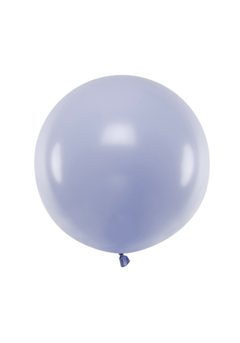 Ronde Ballon 60 cm - Pastel Licht Light Lilac - 1st 