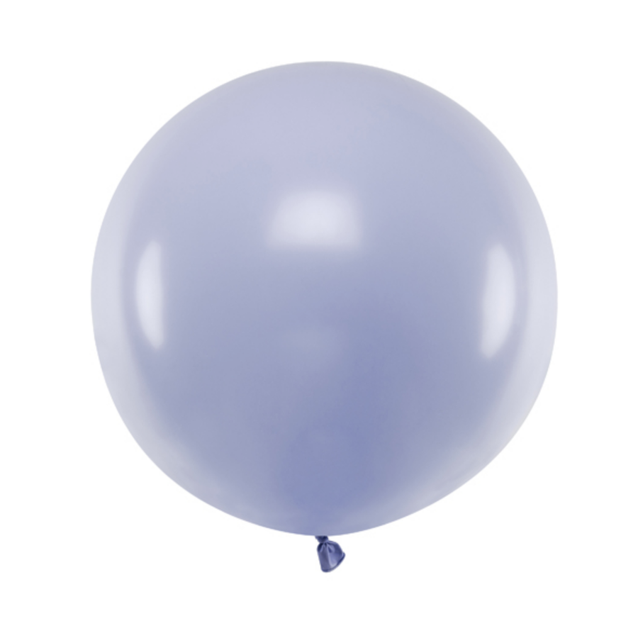 Ronde Ballon 60 cm - Pastel Licht Light Lilac - 1st-1