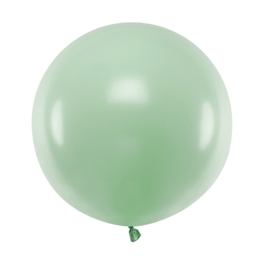 Ronde Ballon 60 cm - Pastel Pistache - 1st-1
