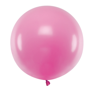 Strong Balloons Ronde Ballon 60 cm - Pastel Fuchsia - 1st Strong Balloons Ronde Ballon 60 cm - Pastel Fuchsia - 1st
