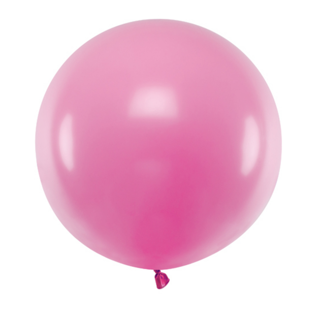 Ronde Ballon 60 cm - Pastel Fuchsia - 1st