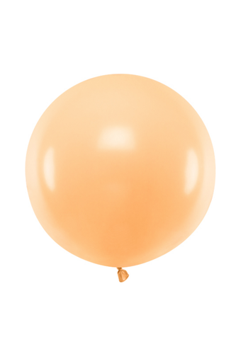 Ronde Ballon 60 cm - Pastel Light Peach - 1st 