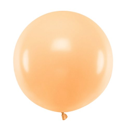 Ronde Ballon 60 cm - Pastel Light Peach - 1st 