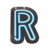 Neon Letter - R