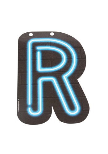 Neon Letter - R 