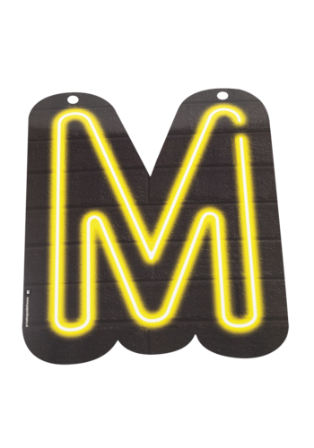 Neon Letter - M 