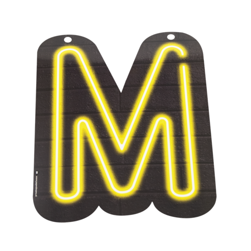 Neon Letter - M 