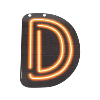 Neon Letter - D