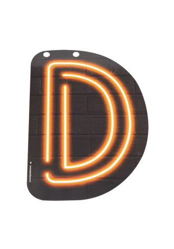 Neon Letter - D 