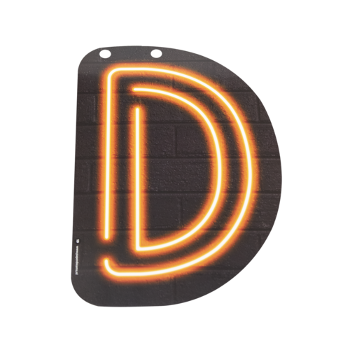 Neon Letter - D 