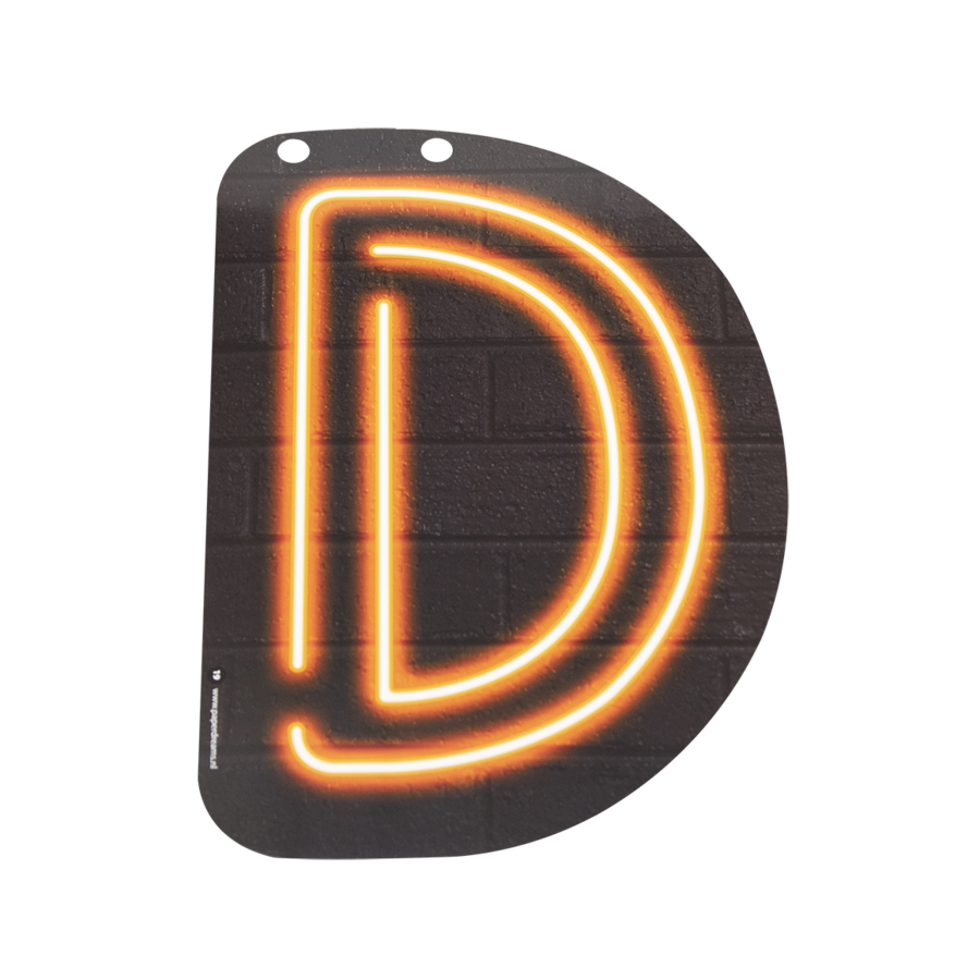 Neon Letter - D-1