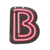 Neon Letter - B