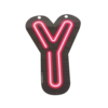 Neon Letter - Y