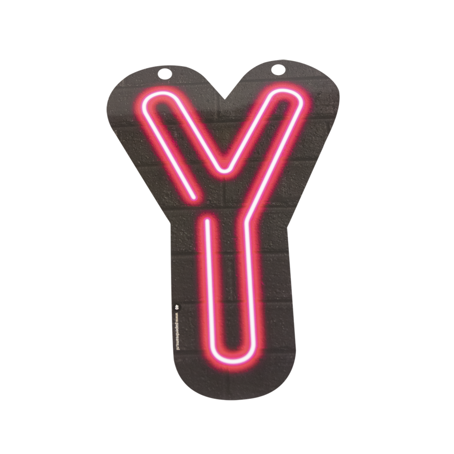 Neon Letter - Y-1