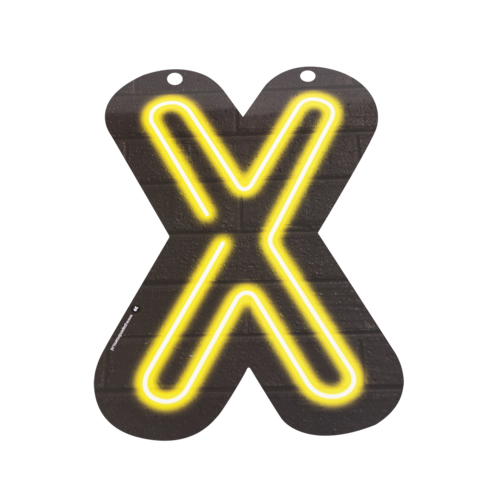 Neon Letter - X 