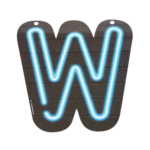 Neon Letter - W 