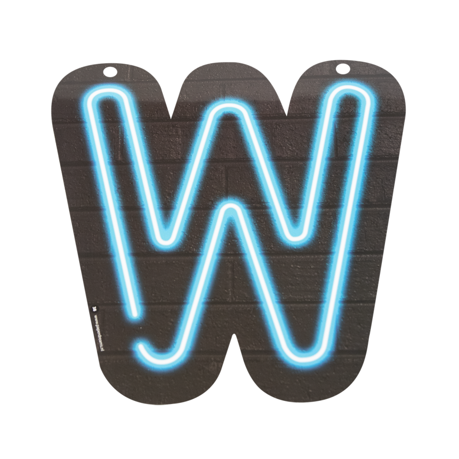 Neon Letter - W-1