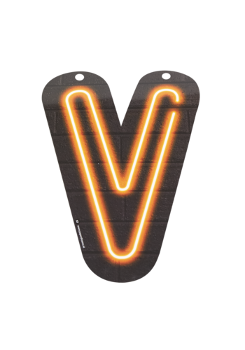 Neon Letter - V 