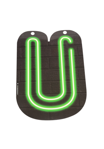 Neon Letter - U 