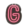 Neon Letter - G