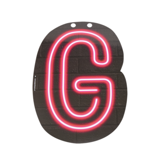 Neon Letter - G