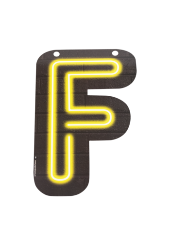 Neon Letter - F 