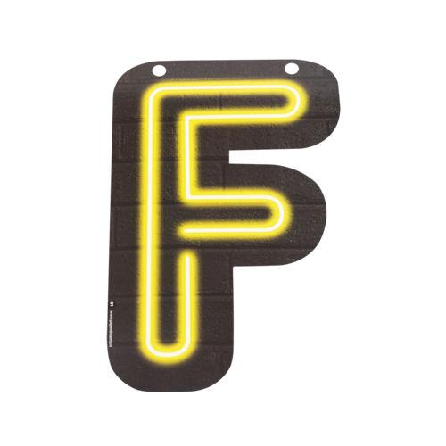 Neon Letter - F 