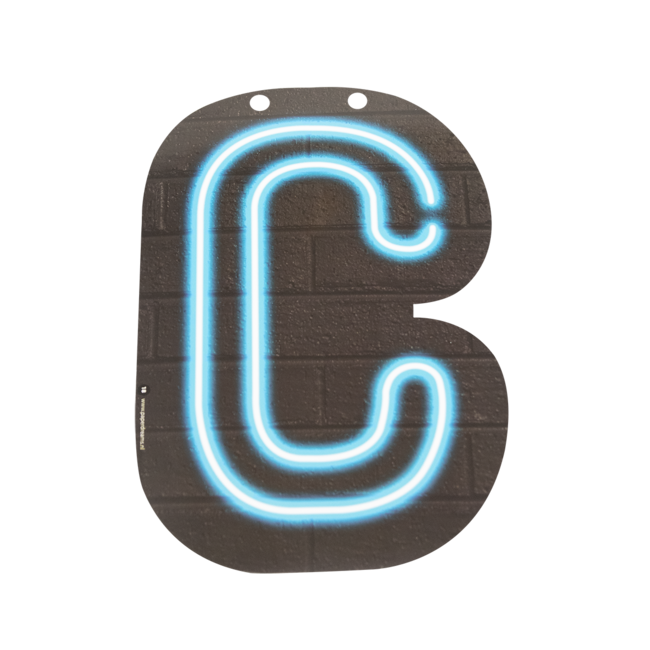 Neon Letter - C
