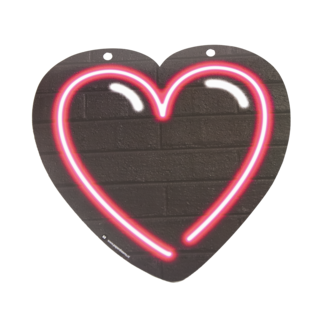 Neon Letter - Hart roze