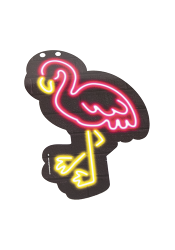 Neon Letter - Flamingo 