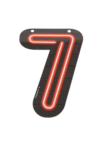 Neon Letter - 7 