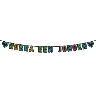 Paperdreams Neon Slinger - Hoera een jongen
