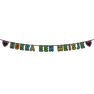 Paperdreams Neon Slinger - Hoera een meisje