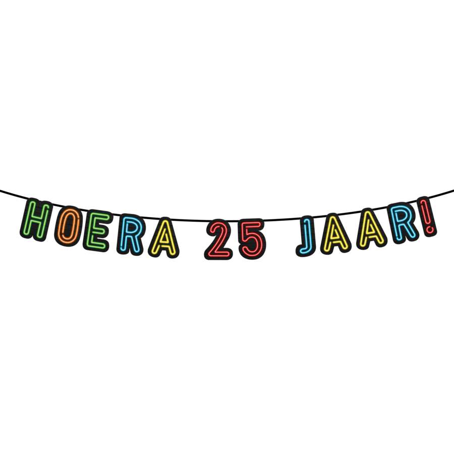 Neon Slinger - Hoera 25 jaar!-1