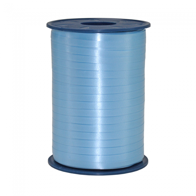 500 meter blauw lint voor geschenkverpakking, 5 mm ballonkoord - glanzend krullint voor bloemist, bloem, bruiloft, verjaardag, kerstfeestdecoraties