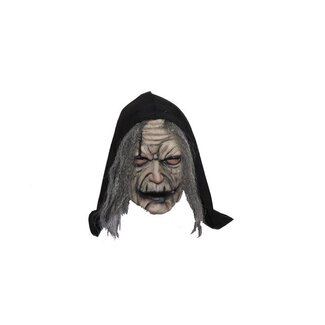 Haza-Witbaard Hoofd masker Evil Scarface with black hood