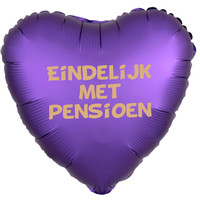 thumb-Folieballon Hart Chrome Purple-9