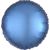 thumb-Folieballon Rond Azure Blauw-7