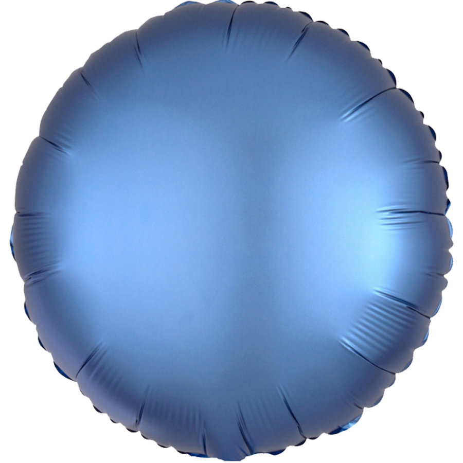 Folieballon Rond Azure Blauw-7