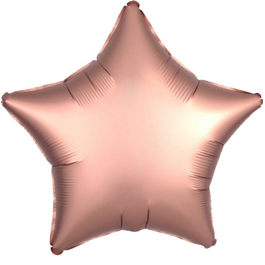 Folieballon Ster Satijn Rosé Gold-6