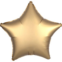 thumb-Folieballon Ster Chrome Goud-6