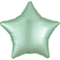 thumb-Folieballon Ster Mint Groen-3